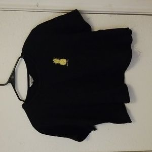 Black crop top